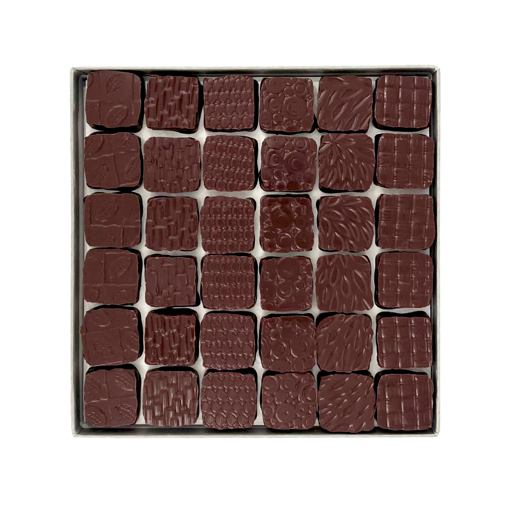 Charlie Ganache - Artisan Chocolatier - Genève - Suisse - Coffret Émotion - Grand Crus - 72 pièces