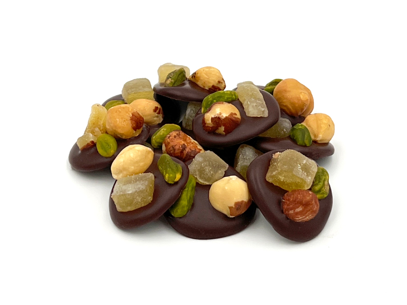 Charlie Ganache - Artisan Chocolatier - Genève - Suisse - Mendiants chocolat noir